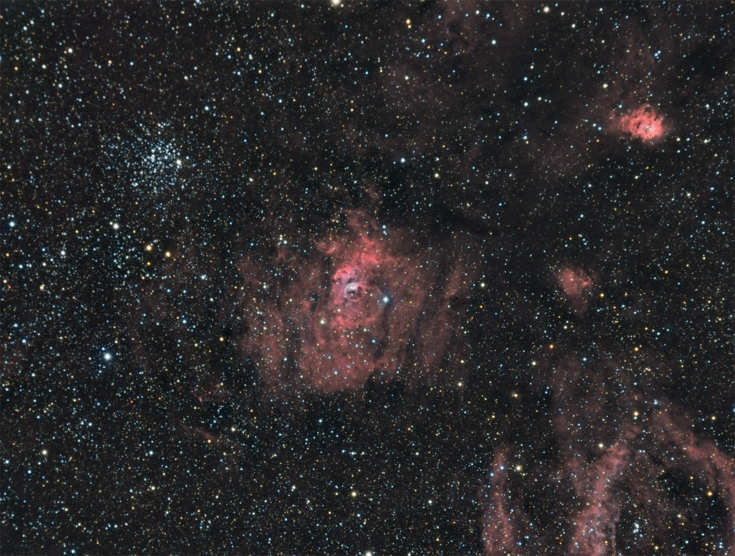 4 NGC 7635 Ha RVB retouchée JP