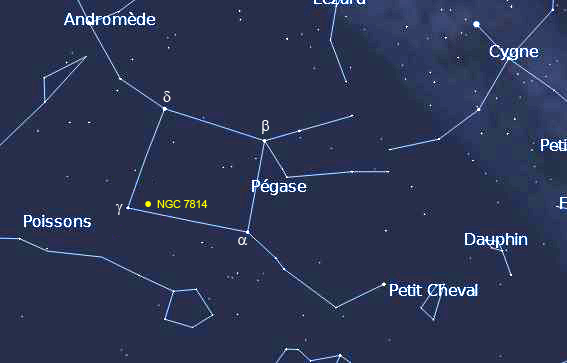 Localisatio NGC 7814
