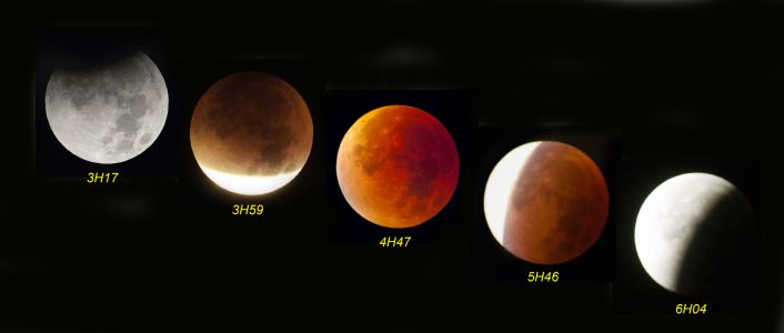 Éclipse totale de Lune 28 octobre 2015 (© 2015 Michel Tharaud, Michel Vampouille, saplimoges)