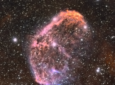 NGC 6888 / Nébuleuse du Croissant (© 2013 Jean-Pierre Debet , saplimoges)