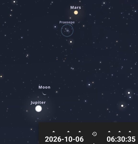 Lune et Jupiter