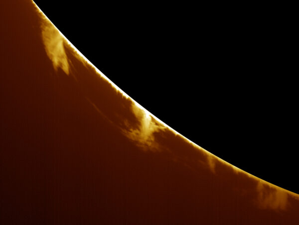 Soleil - protubérance - h-Alpha