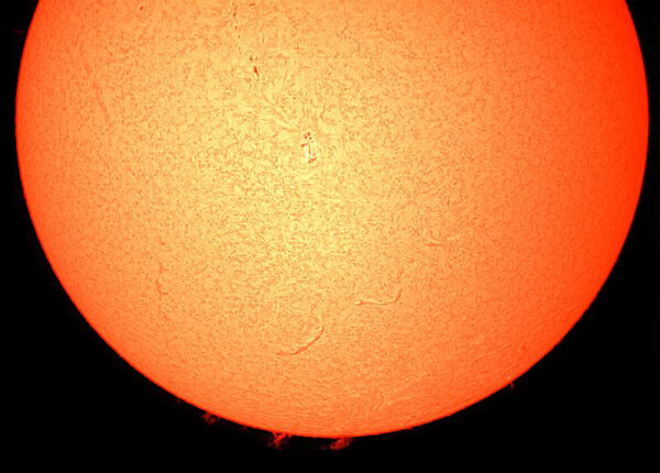 Soleil - Lunt - protubérances - h-alpha